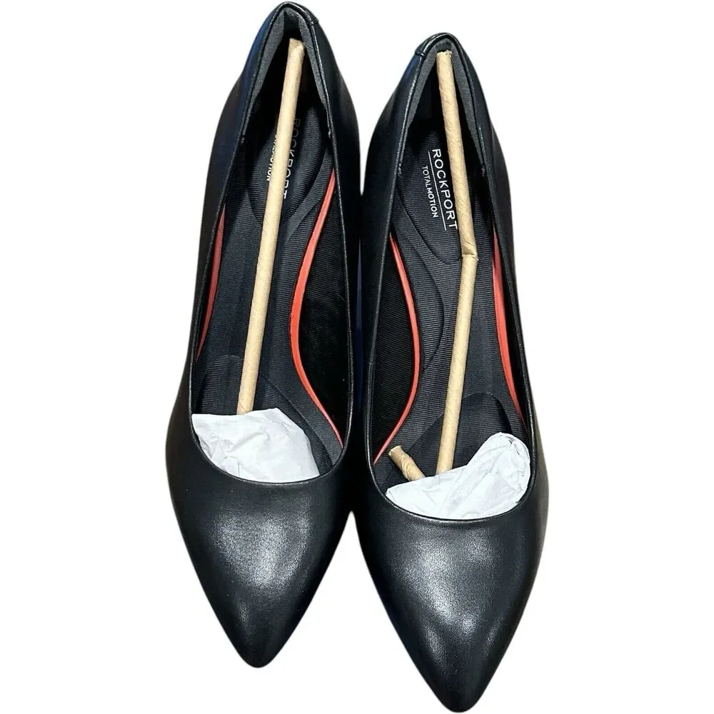 Rockport Juliet Total Motion Black Dress Pumps Pointed Toes Size 9